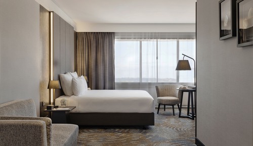 Habitación Deluxe, 1 cama de matrimonio grande, vistas a la ciudad