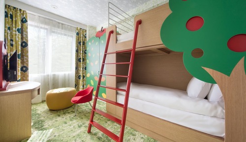 Habitación Premium, varias camas