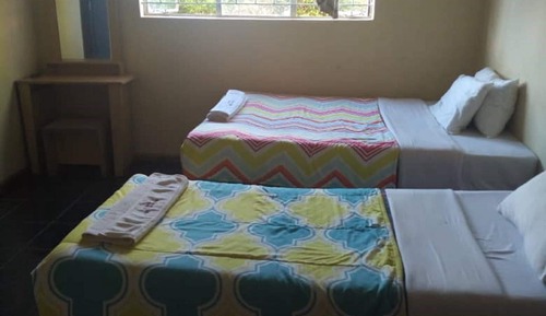 Habitación básica con 2 camas individuales