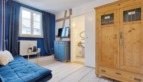 Habitación triple clásica, 1 cama de matrimonio grande con sofá cama, no fumadores