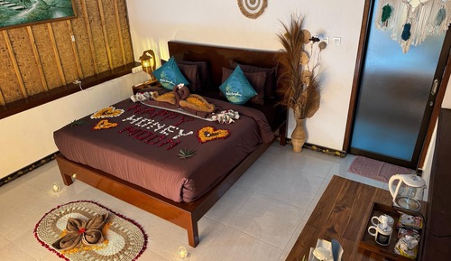 Bungalow Premium, 1 cama de matrimonio grande, terraza, vistas al valle