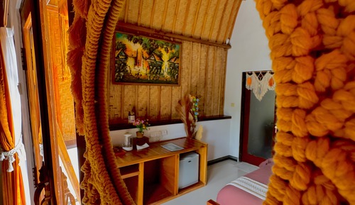 Bungalow Deluxe, 1 cama de matrimonio grande, terraza, vistas al valle