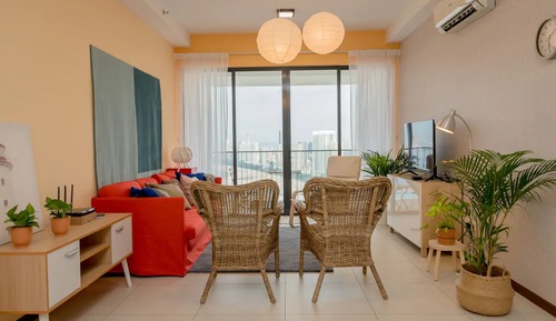 Apartamento, 3 habitaciones, vistas al mar (B)
