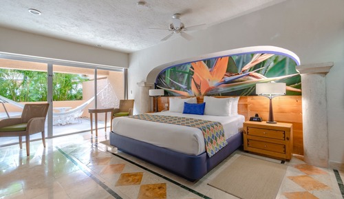 Habitación Deluxe, 1 cama de matrimonio grande, vistas parciales al mar