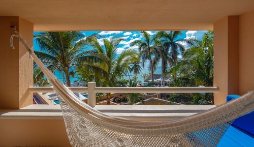 Habitación Deluxe, 2 camas dobles, vistas al mar