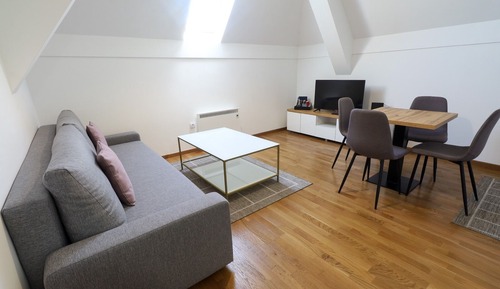 Apartamento estándar, 1 cama de matrimonio con sofá cama