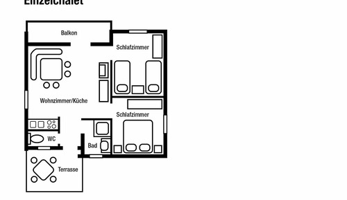 Apartamento, vistas al lago (Einzelchalet)