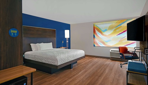 Habitación, 1 cama de matrimonio grande, accesible para personas con discapacidad, bañera