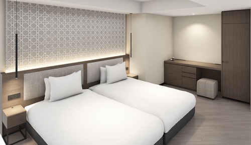 Habitación con 2 camas individuales, no fumadores (Hollywood,Children BF fee paid onsite)