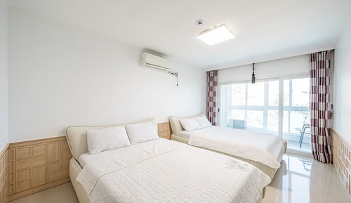 Habitación, vistas al mar (A7, 2 Rooms 3 Beds)
