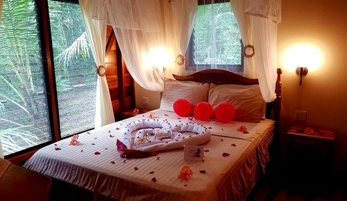 Bungalow, 1 cama de matrimonio grande, cocina, vistas al jardín (Hibiscus)