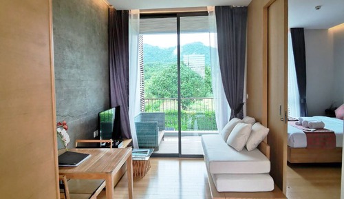 Habitación superior, vistas a la montaña