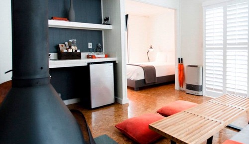Suite estudio, chimenea (queen studio suite)
