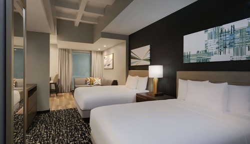 Suite estudio, varias camas (2 Queen, 1 Sofa Bed)