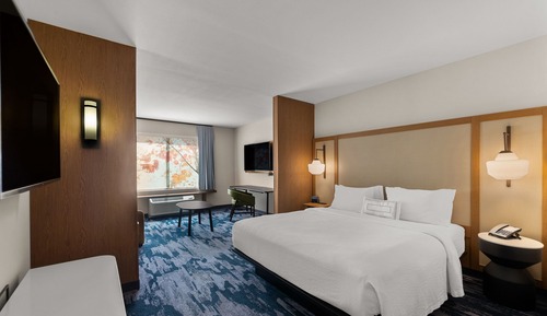 Suite, 1 cama de matrimonio grande con sofá cama (Mobility Accessible, Roll-In Shower)