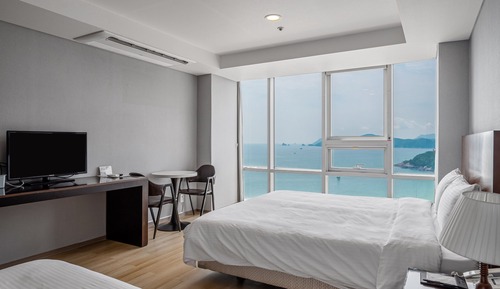 Habitación Deluxe con 2 camas individuales, vistas al mar