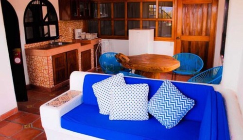 Cabaña Premium, 1 habitación, cocina básica, frente a la playa