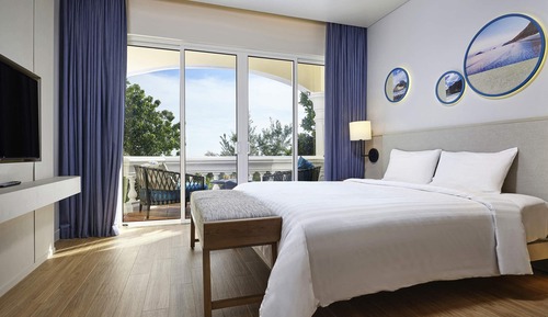 Habitación familiar, 1 cama de matrimonio grande con sofá cama (Hillside)