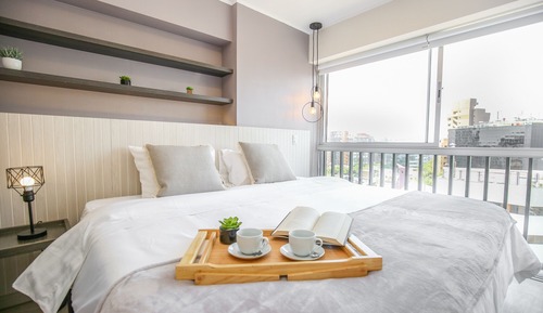 Business Apartment, 1 King Bed with Sofa bed, Kitchen