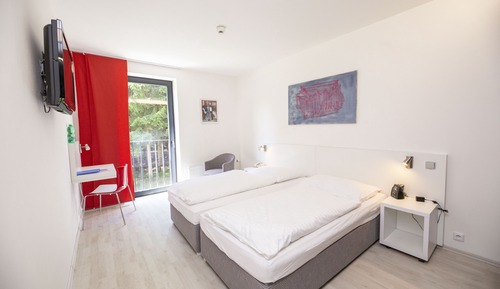 Habitación superior con 1 cama doble o 2 individuales
