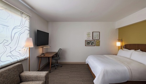 Estudio, 1 cama de matrimonio grande con sofá cama