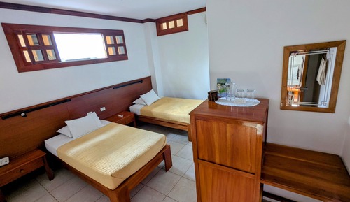 Habitación estándar doble, 2 camas individuales, baño privado