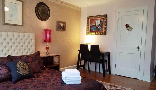Habitación romántica, 1 cama doble, no fumadores (Venice (Shared Bathroom))