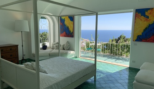 Habitación Deluxe doble, balcón, vistas al mar
