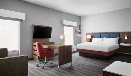 Estudio, 1 cama de matrimonio grande con sofá cama (Hearing)