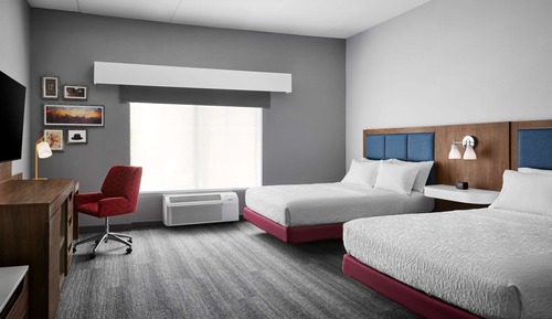 Habitación, 2 camas de matrimonio, accesible para personas con discapacidad, bañera
