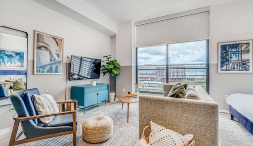 Estudio, 1 cama de matrimonio