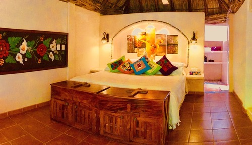 Habitación Confort, 1 cama de matrimonio grande, patio, vistas a la piscina