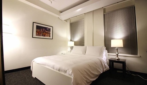 Habitación Deluxe doble, 1 cama de matrimonio con sofá cama