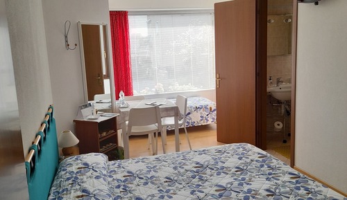Habitación triple Confort, frigorífico y microondas, planta baja