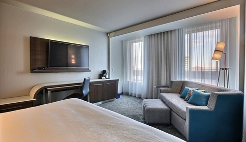 Habitación, 1 cama de matrimonio grande con sofá cama