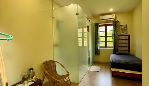 Habitación individual, vistas al jardín