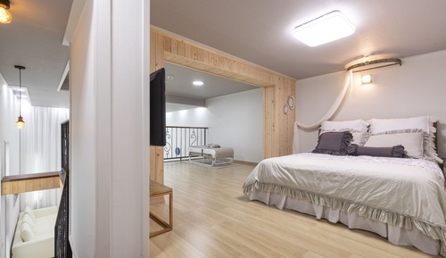 Suite estudio familiar, 2 camas de matrimonio, vistas al mar (private whirlpool, 101)