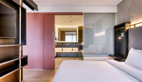 Habitación superior, 1 cama de matrimonio con sofá cama