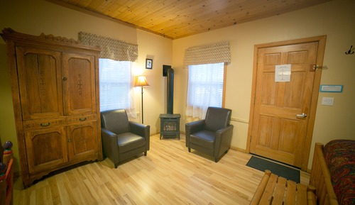 Cabaña Deluxe, 1 cama de matrimonio grande, bañera de hidromasaje, en la zona del jardín