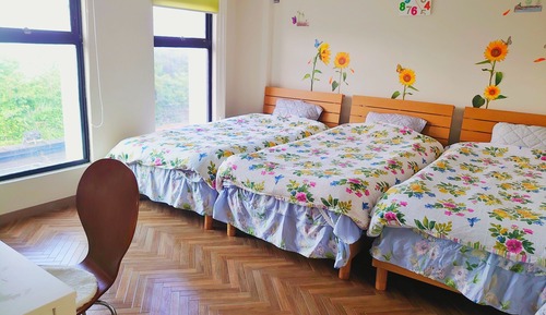 Habitación básica con 2 camas individuales