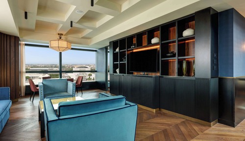 Suite, varias camas, en esquina