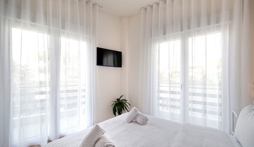 Apartamento superior, 2 habitaciones, balcón (Polyphemos)