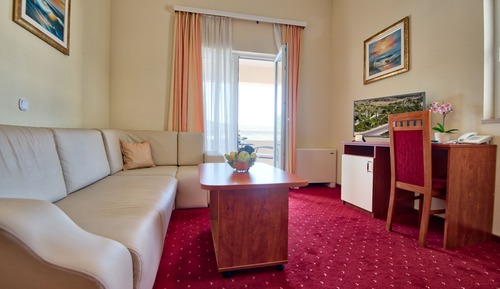 Suite, balcón, vistas al mar