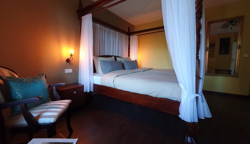 Habitación Deluxe doble, baño privado, vistas al jardín (#3 QueenMom im EG)