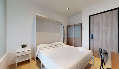 Estudio, 1 cama de matrimonio