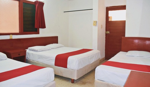 Habitación familiar, varias camas