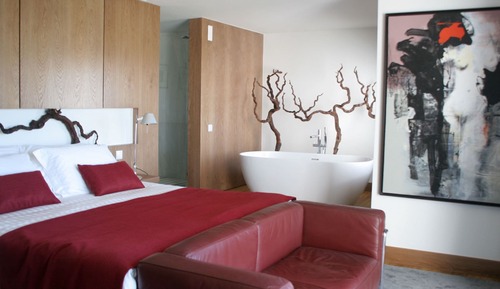 Habitación Deluxe doble, terraza, vistas al mar (Pinot Noir)