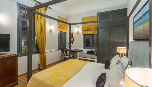 Suite Deluxe, 1 habitación, no fumadores, vistas parciales al mar (Phorcys)