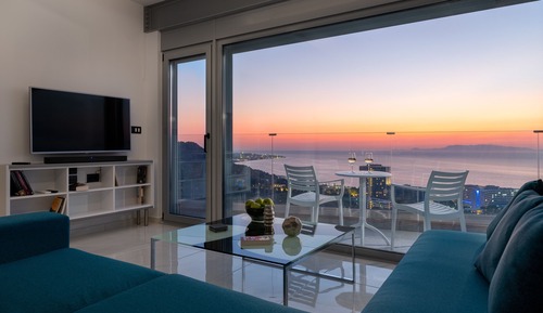 Suite junior, 2 habitaciones, bañera de hidromasaje, vistas al mar