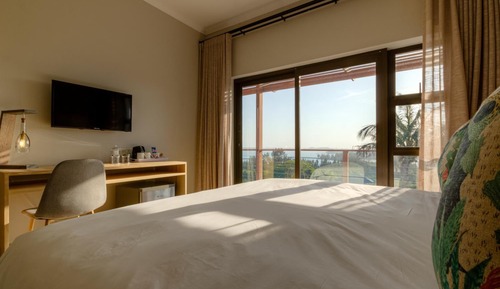 Habitación de lujo doble, 1 cama de matrimonio grande, vistas al puerto